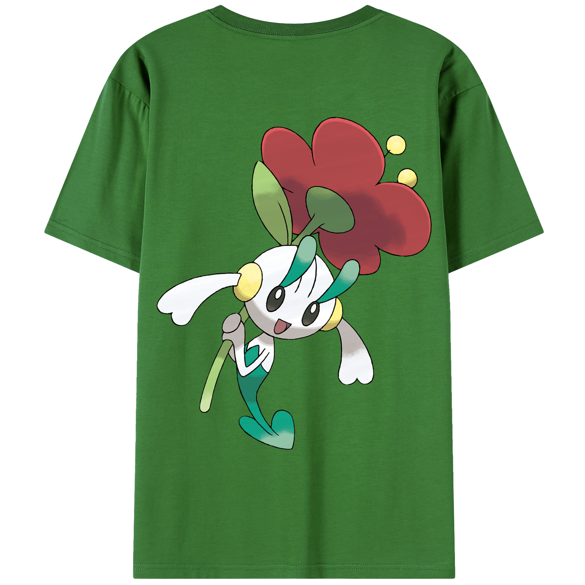 （画像用） ポケットモンスター Pokémon レディース半袖Tシャツ(バックプリント)